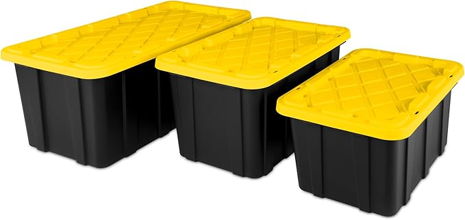 Sterilite 12-Pack Industrial Tote, Plastic Storage Container Bins - Image 9