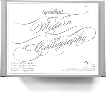 Speedball Modern Calligraphy Kit, Featuring Pen Holder, Tips Ink, Calligraphy by SpeedballArt