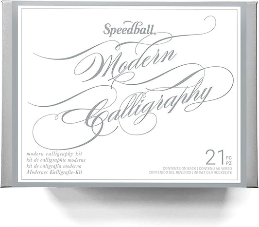 Speedball Modern Calligraphy Kit, Featuring Pen Holder, Tips Ink, Calligraphy by SpeedballArt