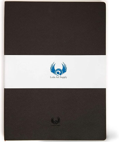 Leda Art Supply Large Sketchbook 160 Pages Softbound Cover Sketchbook by LedaArtSupply