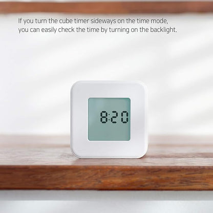 mooas Multi Cube Timer/Rotating Flip Clock Timer, Simple Operation, Digital - Image 4