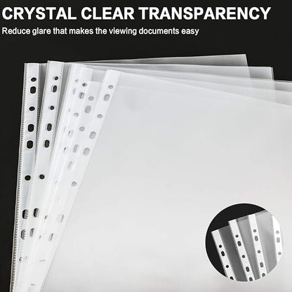 Sheet Protectors, PANDRI 800 Pack Clear Heavy Duty Plastic Page Protectors - Image 5