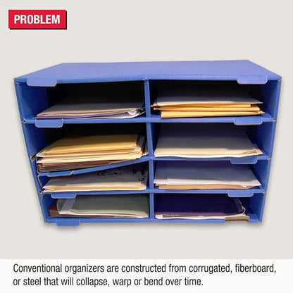 Ultimate Office TierDrop Desktop Organizer/Forms Sorter, 6-Compartments - Image 2