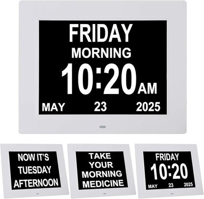 TMC 8 Inch Digital Dementia Clock by TMC