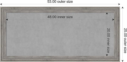 Amanti Art Grey Framed Magnetic Board 25x53 Oversize Vision Board - Image 4