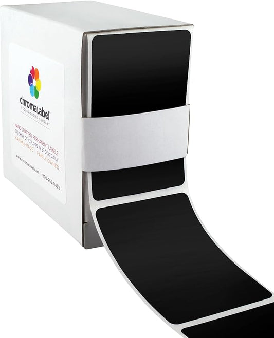 ChromaLabel 2 x 3 inch Permanent Color Code Rectangle Labels, 250 Labels per by ChromaLabel