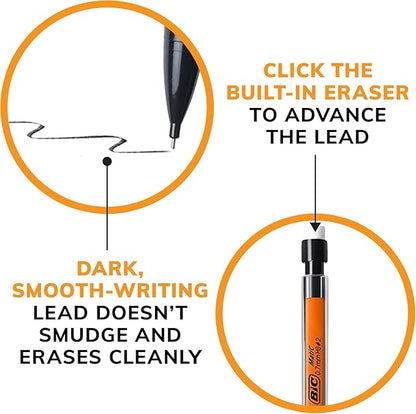 BIC Mechanical Pencils 0.7mm & 0.5mm, #2 EXTRA SMOOTH - Image 6