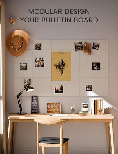 Fluxynara Large Felt Bulletin Board 36" x 24"Cork Board Alternative-6 Pack - Image 5
