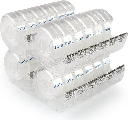 JEFURE 24 Pcs Transparent Tape by JEFURE
