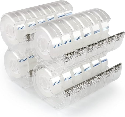 JEFURE 24 Pcs Transparent Tape by JEFURE
