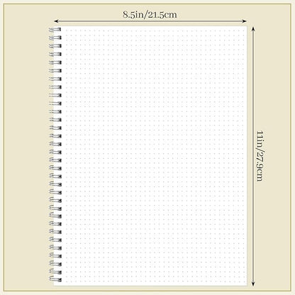 BESARME 80 Sheets A4 Dot Grid Spiral Notebook - Image 2