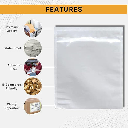 5000 Pack 6"x9" Shipping Label Sleeves – Clear Self-Adhesive Packing Slip - Image 5
