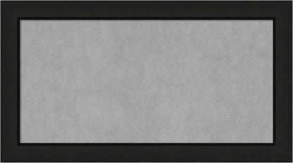 Amanti Art Black Framed Magnetic Board 15x27 Small Vision Board by AmantiArt
