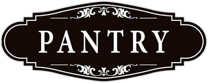 Pantry Door Sign Sticker for Kitchen, Self-adhesive Farmhouse Pantry Decor for by LUHIMO