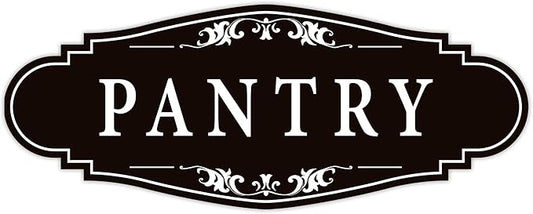 Pantry Door Sign Sticker for Kitchen, Self-adhesive Farmhouse Pantry Decor for by LUHIMO