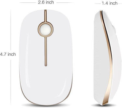 VssoPlor Wireless Mouse, 2.4G Slim Portable Computer Laptop Mouse - Image 8
