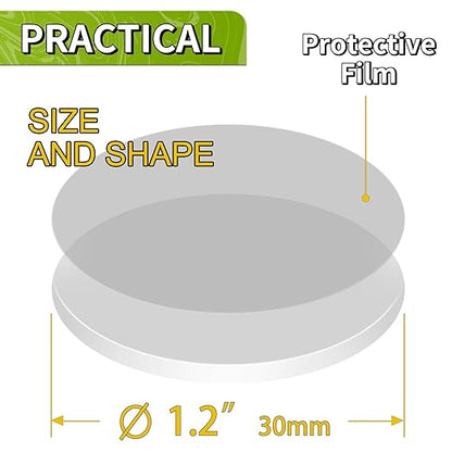 Piteno® 150Pcs Double Sided Adhesive Dots, 1.2" Clear Removable Sticky Adhesive - Image 2