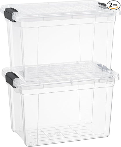 Superio Clear Storage Boxes by Superio
