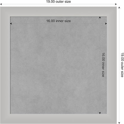 Amanti Art Silver Framed Magnetic Board 19x19 Small Vision Board - Image 4