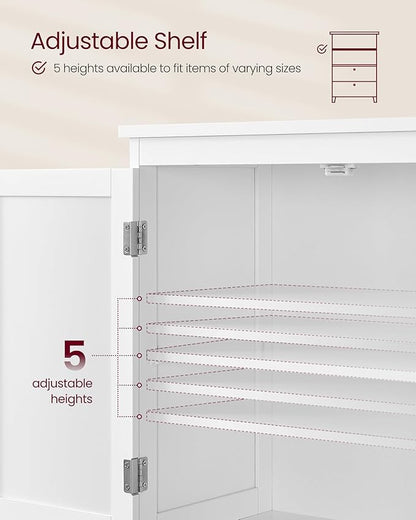 VASAGLE Floor Storage Cabinet, Freestanding Storage Unit - Image 6