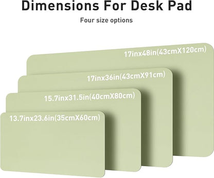 Aothia Leather Desk Pad Protector, Office Mat, Large Mouse Pad, Non-Slip PU - Image 7
