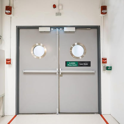 SmartSign Laser Room Available/Do Not Enter Please Knock Slider Sign, 2.25" x - Image 6