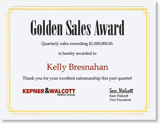 PaperDirect White Specialty Certificates, 8.5 x 11 Inches, Laser and Inkjet - Image 3