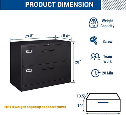 Fesbos Lateral File Cabinet - Image 3