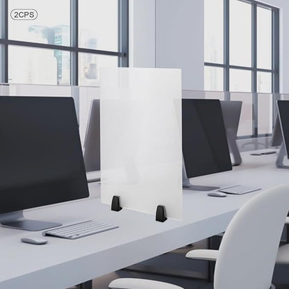 2 Pack Desk Privacy Panels & Dividers, 24 * 18" Frosted Acrylic Desk Partition - Image 6