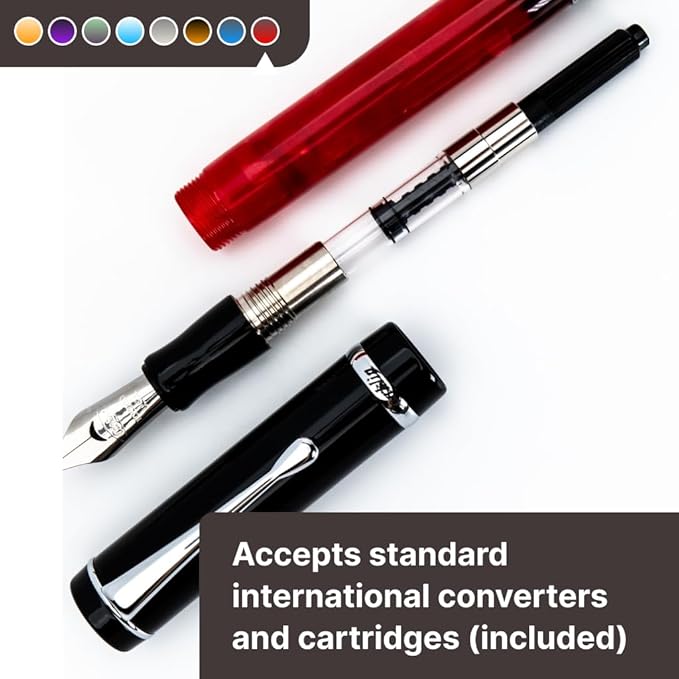 Conklin Duragraph Fountain Pen Red Nights - Image 6