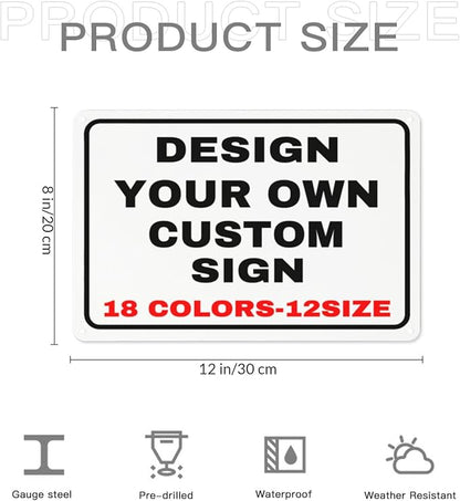 Custom Metal Personalized Signs - Image 4