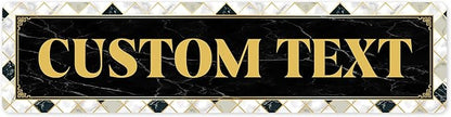 Custom Sign, Custom Street Sign, 11 Font Colors, 13 Font Styles, 4 Hole Options by MySignCenter