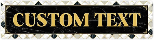 Custom Sign, Custom Street Sign, 11 Font Colors, 13 Font Styles, 4 Hole Options by MySignCenter