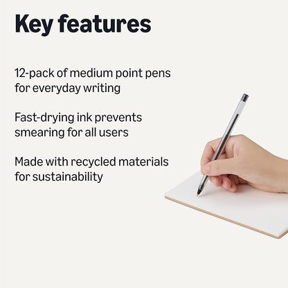 Amazon Basics Ballpoint Pens, 12 Pack - Image 2