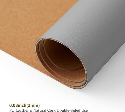 Cork Desk Mat - Small Dual-Sided Desk Pad - Image 3