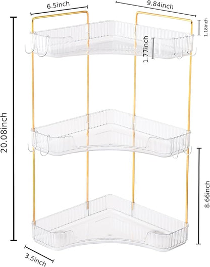 Trdongxu 3-Tier Corner Bathroom Organizer Countertop - Image 2