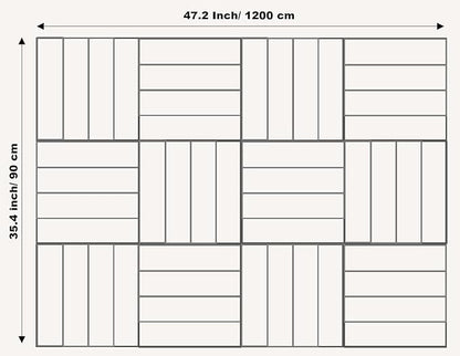 DECORITA Felt Bulletin Board Tiles | Modern Cork Board Alternative | Large Cork - Image 4
