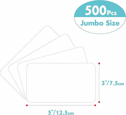 500 Blank Labels, Rectangular Color Code Label - Image 2