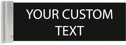ALPHA DOG SIGNS Custom Projecting Hallway Nameplate, Personalized 2-Line Text by AlphaDog