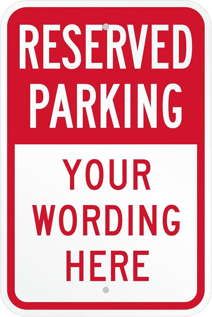 SmartSign Custom Reserved Parking Sign by SmartSign