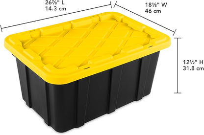 Sterilite 24-Pack Industrial Tote, Plastic Storage Container Bins - Image 3