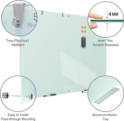 TSJ OFFICE Glass Dry-Erase Board - Image 3