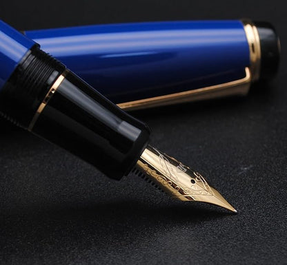 xixixiaozhu Metal Big Fountain Pen Set Medium Nib 0.7mm, Includes Ink Refill - Image 8