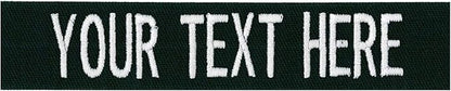Custom Uniform Name Tapes Solid Colors. Made in The U.S.A. Ships Under 24 by NORTHERNSAFARI