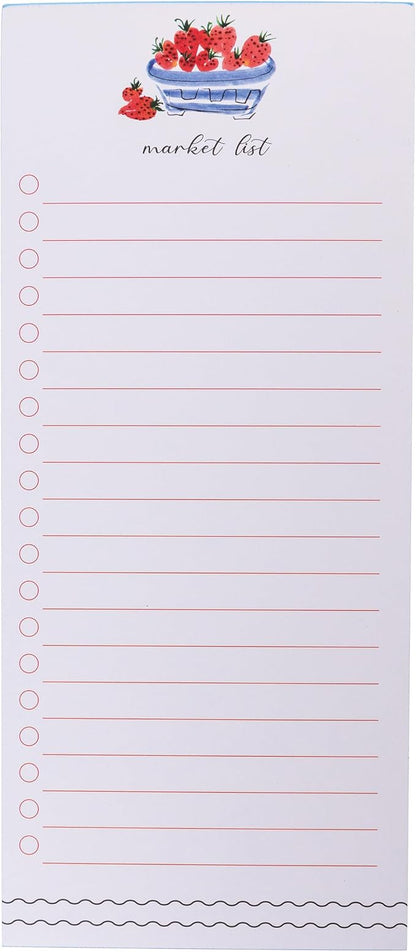 Graphique Berries Magnetic Notepad, 100 Tear-Away Sheets by GraphiquedeFrance