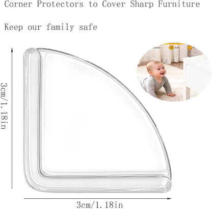 EBUKTUK 4pcs, Table Corner Protector, Corner Protector to Cover Sharp Furniture - Image 2