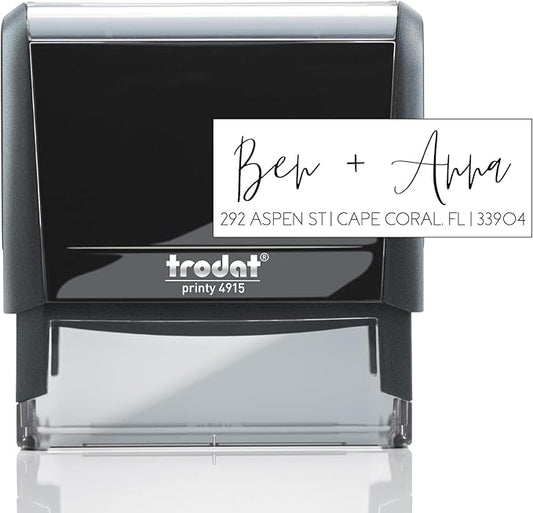 Self Inking Modern Address Stamps | Custom Return Address Stamper by 904Custom