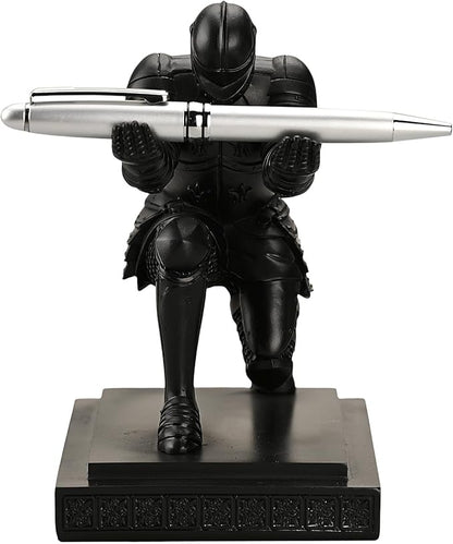Amoysanli Knight Pen Holder Desk Organizers and Accessories Desk Decor Resin - Image 3