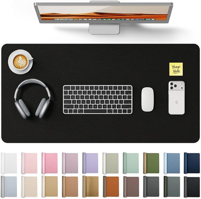 YSAGi Leather Desk Protector, Non-Slip Large Mouse Pad, Waterproof PU Laptop by YSAGi