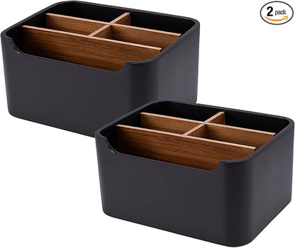 SZYRL Stylish Desk Organizers and Remote Control Holders in Black, Pen Phone by SZYRL